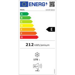 Regal CD NF 62221 E Enerji Sınıfı 174 Lt 6 Çekmeceli Derin Dondurucu