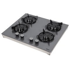 Regal SO 6041 GCY 60 Cm 4 Gözü Gazlı Gri Cam Set Üstü Ocak