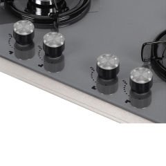 Regal SO 6041 GCY 60 Cm 4 Gözü Gazlı Gri Cam Set Üstü Ocak