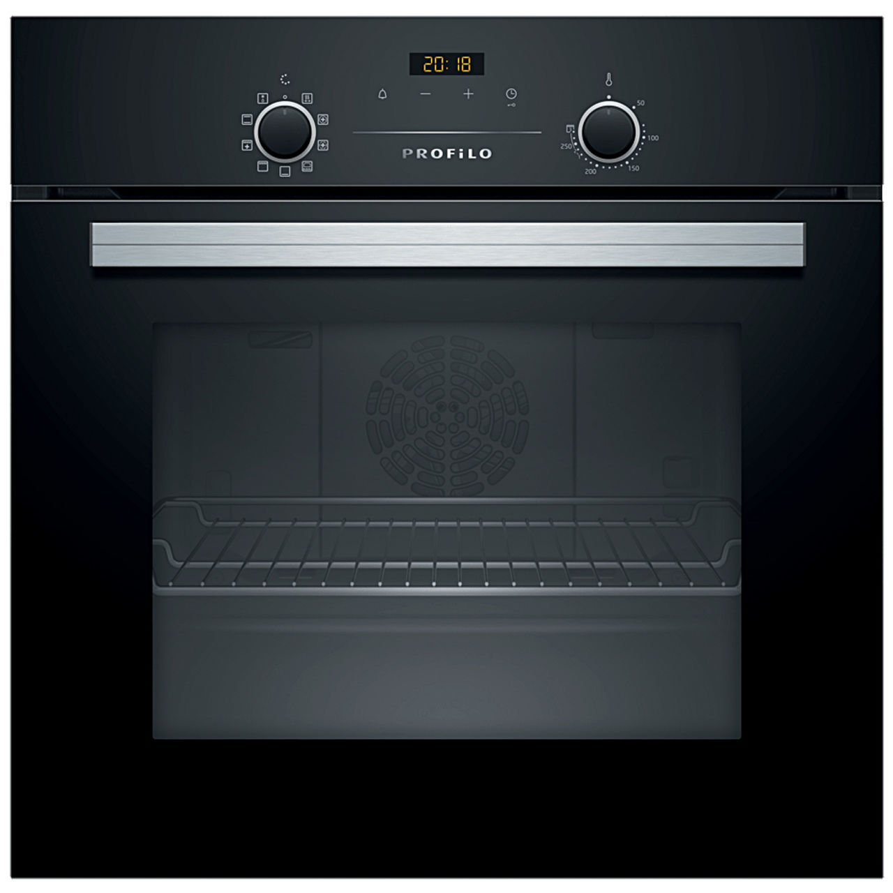 Profilo FRMA126S 66 Lt 8 Programlı Siyah Ankastre Fırın