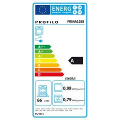 Profilo FRMA126S 66 Lt 8 Programlı Siyah Ankastre Fırın