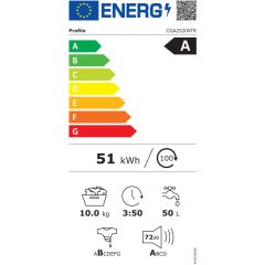 Profilo CGA2520XTR A Enerji Sınıfı 10 kg 1200 Devir Çamaşır Makinesi