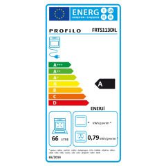 Profilo FRTS113DIL Gazlı Elektrikli Inox Solo Fırın