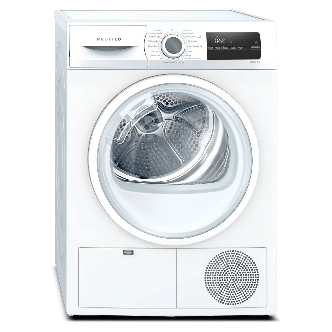 Profilo KM8611HTR A++ 8 kg Isı Pompalı Çamaşır Kurutma Makinesi
