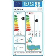 Profilo KSX12XB30N A++ 12000 BTU Inverter Duvar Tipi Klima