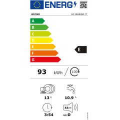 Hoover HF 3E53E0W-17 E Enerji Sınıfı 5 Programlı 13 Kişilik Bulaşık Makinesi