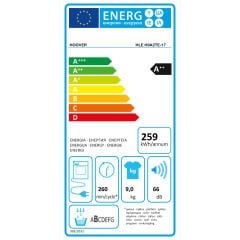 Hoover HLE H9A2TE-17 A++ 9 kg Isı Pompalı Çamaşır Kurutma Makinesi