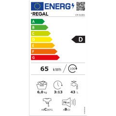 Regal CM 61001 D Enerji Sınıfı 6 Kg 1000 Devir Çamaşır Makinesi