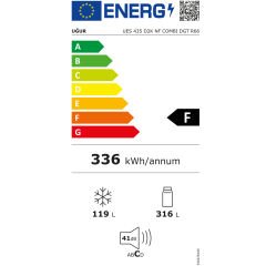Uğur UES 435 D2K NF DGT R66 F Enerji Sınıfı 435 Lt NoFrost Alttan Donduruculu Buzdolabı