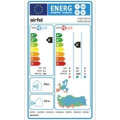 Airfel LTXM71N A++ 24000 BTU R32 Inverter Duvar Tipi Klima