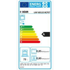 Uğur UAF 6011D BCPET A Enerji Sınıfı 10 Programlı Fry Art Beyaz Ankastre Fırın