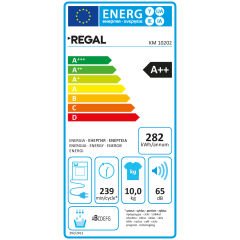 Regal KM 10202 A++ 10 Kg Isı Pompalı Çamaşır Kurutma Makinesi