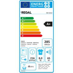 Regal KM 8202 A+ Enerji Sınıfı 8 Kg Isı Pompalı Çamaşır Kurutma Makinesi